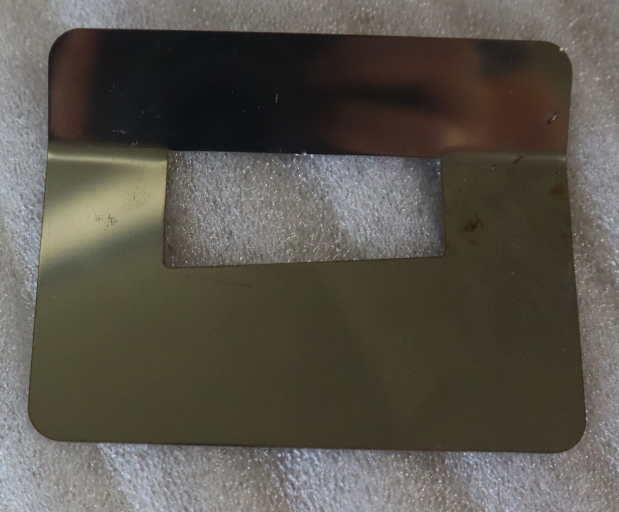 Cover plate for rear flap hinge -HS Code:39269097