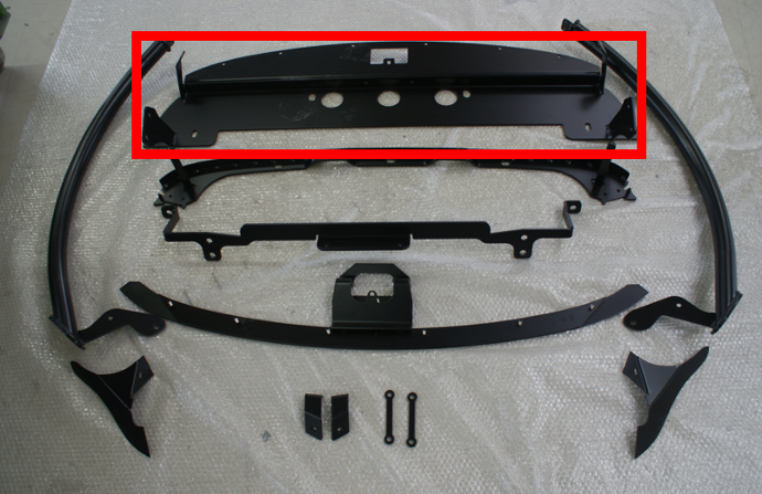 Bracket 5/5 for C Pillar weather strip -HS Code:87089990