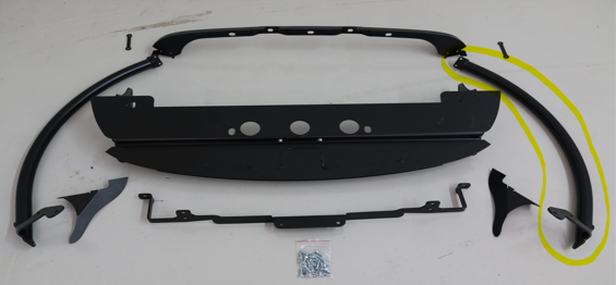 Roll bar right side -HS Code:87089990