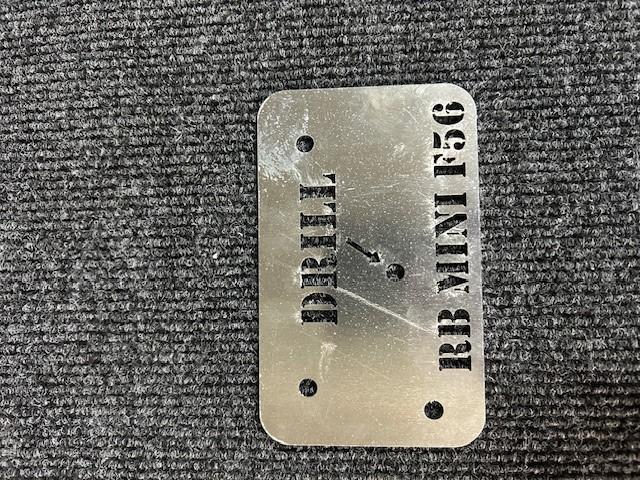 First Kit cutting template C pilla rHS Code: 39199080